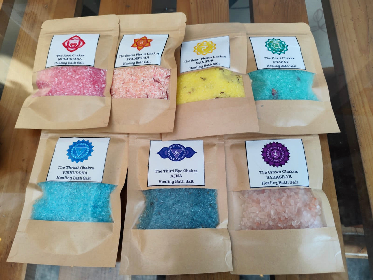 7 chakra healing bath salts