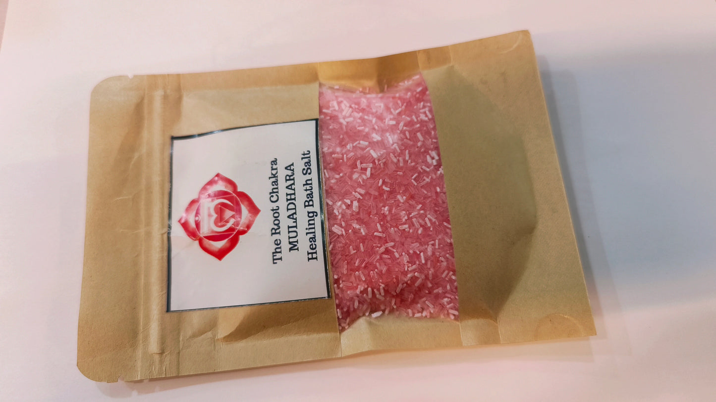 Root chakra healing bath salts