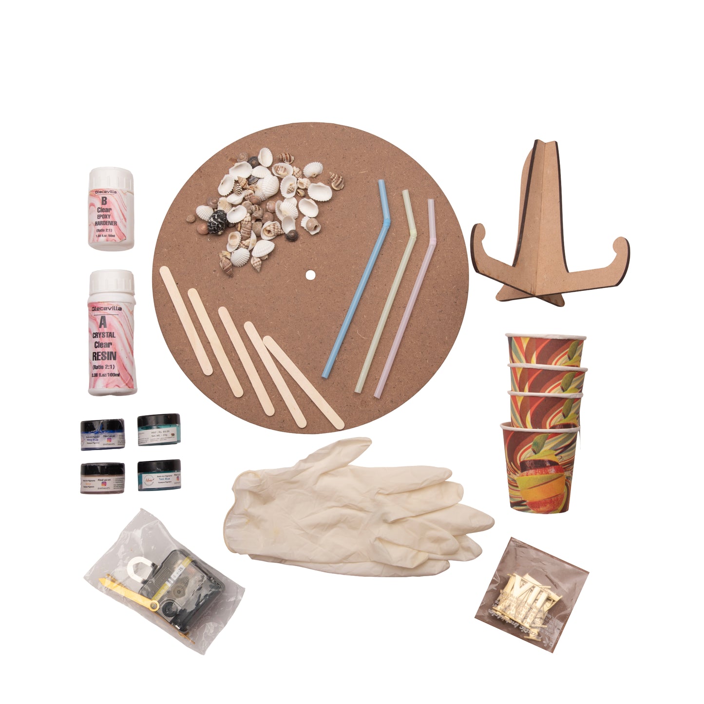 Resin Clock DIY KIT - Relationship Booster Kit